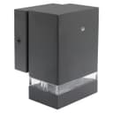 Downward Outdoor Dusk Till Dawn Wall Light IP44 Anthracite Black Automatic Sensor ZLC373DTD