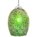 Vintage Ceiling Crackle Green Mosaic Glass Pendant Light K424