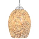 Vintage Ceiling Crackle Grey Mosaic Glass Pendant Light K425