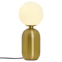 Antique Brass Table Lamp Frosted Glass Globe Shade Bedside Light T514