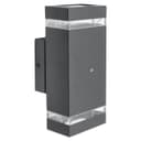 Outdoor Dusk Till Dawn Wall Light Up Down IP44 Anthracite Black Automatic Sensor ZLC374DTD 