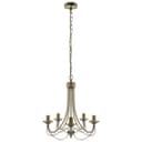 Vintage 5 Lights Antique Brass Ceiling Pendant Light Candle Lantern Chandelier K434
