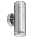 Outdoor Cylindrical Garden Wall Light Up Down IP65 Stainless Steel ZLC375 with LED GU10 5w Warm