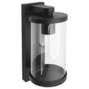Outdoor Wall Light Black Lantern Clear Diffuser ZLC378 with LED 4w Warm