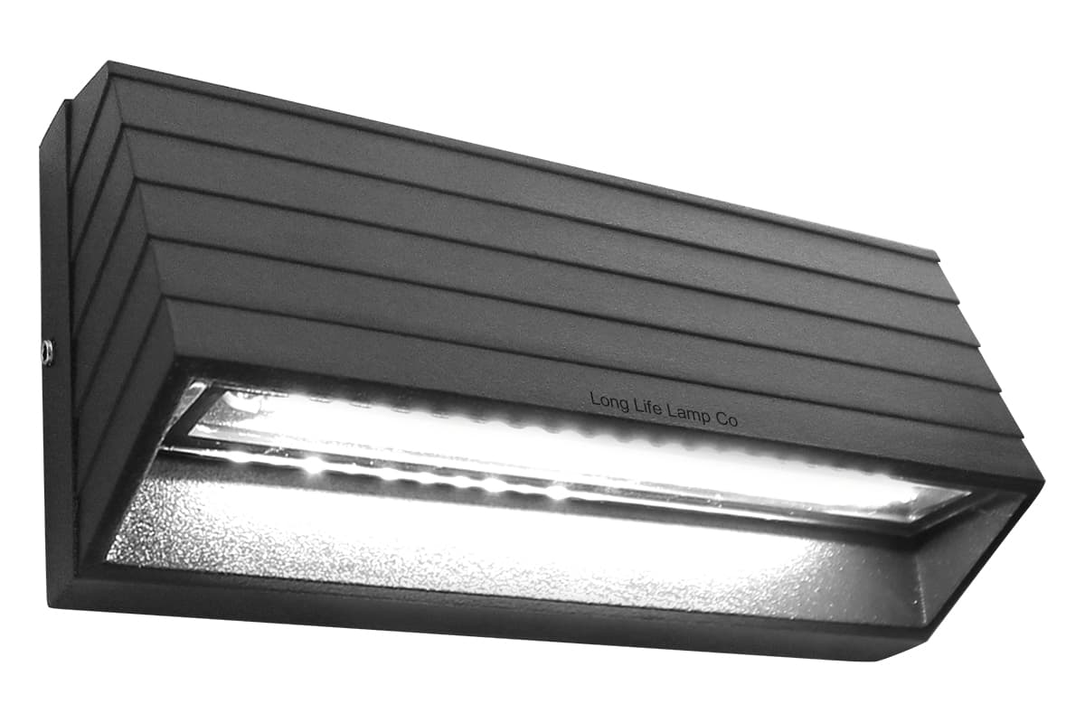Modern LED Wall Light Down or Up Path Brick Surface Mount Light Matt Black Cool White ZLC039CW 
