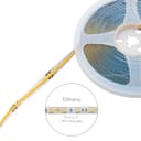 Warm White LED Tape Strip Light Continuous COB Illumination 5 Metres 12V
