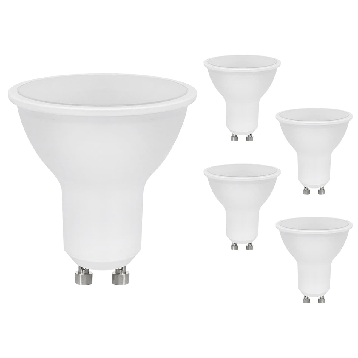 5 PACK 5w GU10 LED Replacement for Halogen Bulb Cool White 6500K