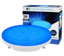 3w Blue GX53 LED Light Bulb Replacement For CFL Round