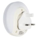 1w Pink LED Night Light 2 USB Ports Automatic Sensor Dusk To Dawn A78B