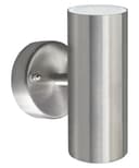 8w Modern Outdoor LED Stainless Steel Double Wall Light Cool White ZLC312
