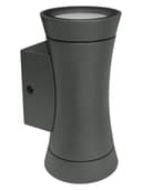 Black Outdoor Double Wall Light Cone Shape ZLC313