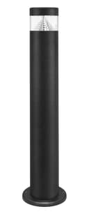 3w Modern Outdoor LED Warm White Bollard Light Stainless Steel Black Finish ZLC305WW