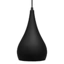 Modern Teardrop Pendant Ceiling Light Black Shade Contemporary Hanging Lamp 
