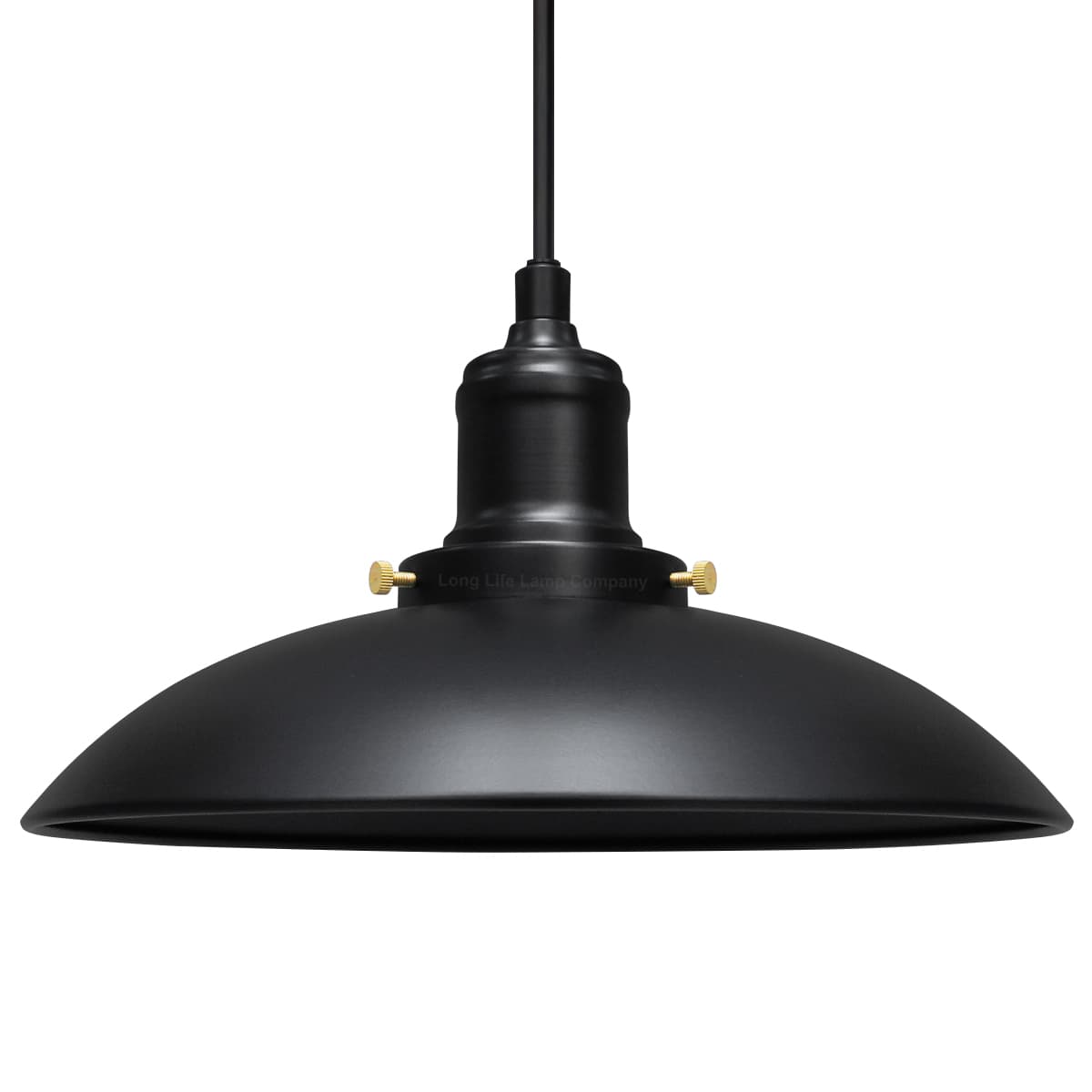 Hanging Ceiling Pendant Lampshade Black Metal 