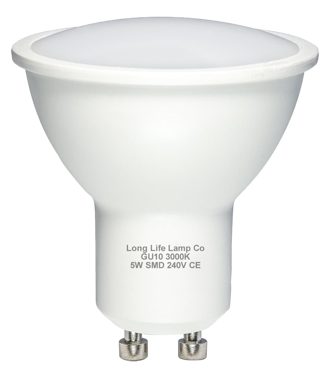 5w SMD LED GU10 High Brightness warm white 3000K