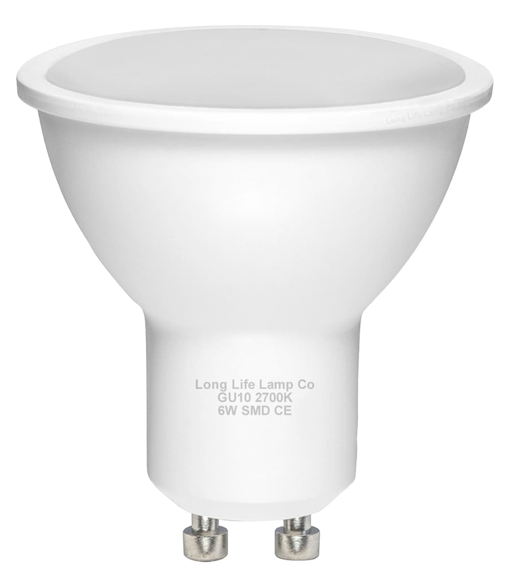 6w SMD LED GU10 50w brightness warm white