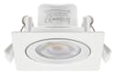 Cool White 3w Adjustable LED Recessed Ceiling Downlight Square CLS2