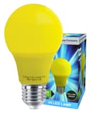 5w LED Yellow GLS Light Bulb E27 Edison Screw 