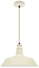 Modern Pendant Ceiling Light Shade Cream Colour 