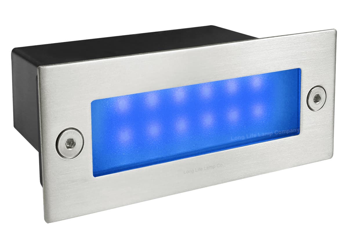 Mini 1.5w LED Blue Outdoor Recessed Brick Light IP44 ZLC094BL 
