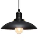 Hanging Ceiling Pendant Lampshade Black Metal 