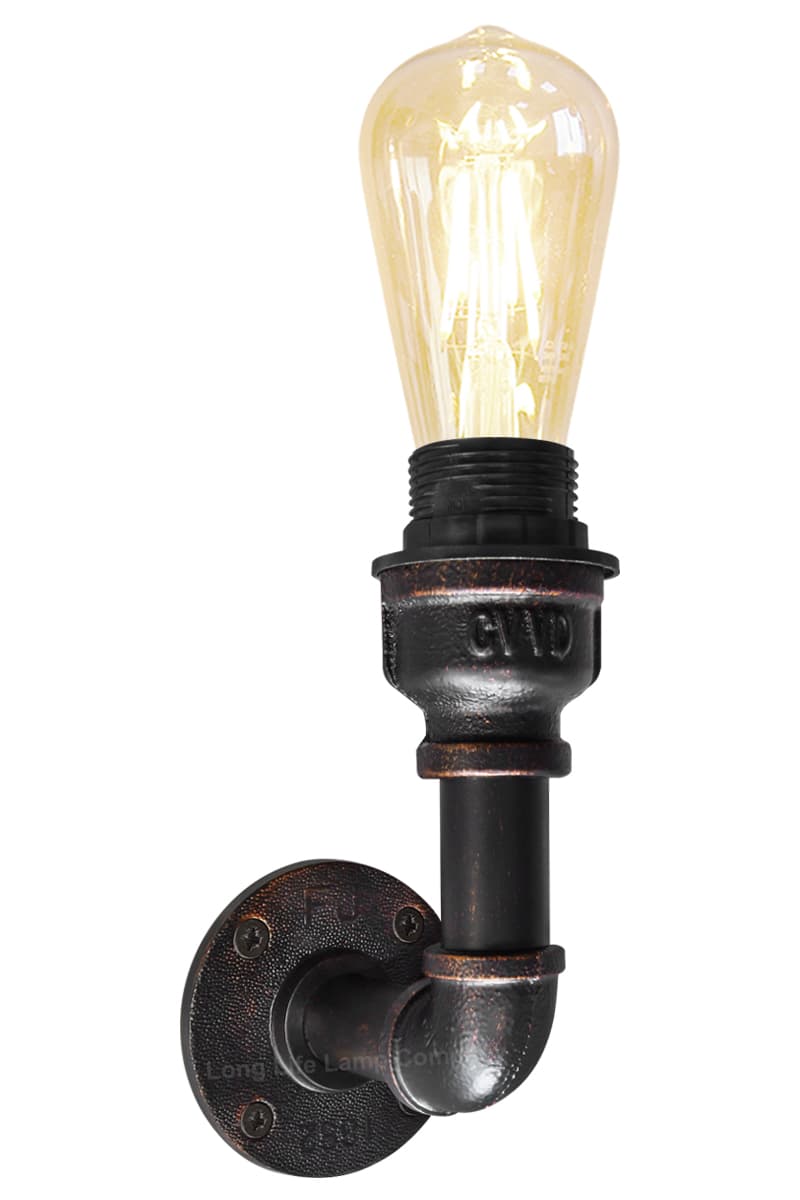 Retro Industrial Water Pipe Vintage Wall Light M0160