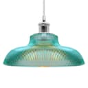 Retro Vintage Blue Glass Ceiling Pendant Light M0216