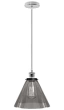 Modern Vintage Glass Scone Smoked Grey Ceiling Pendant Lamp M0226