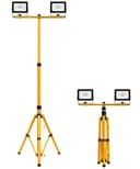 IP65 30w LED Twin Floodlight Tripod Stand For Job Site Lighting TRI02 With 1703