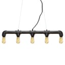 Vintage Industrial Waterpipe Ceiling Light Fixture Rustic Copper 