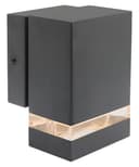 Modern Garden Outdoor Single Black Wall Light ZLC369B