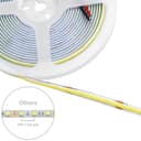 Cool White LED Tape Strip Light Continuous COB Illumination 5 Metres 24V 5COBSLCW with Transformer