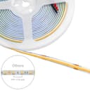 Warm White LED Tape Strip Light Continuous COB Illumination 5 Metres 24V 5COBSLWW with Transformer