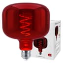 4w Coil LED Filament Light Bulb E27 Red Mirror Glass Decorative Lamp REDCYL