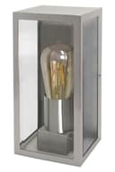 Rectangular Glass Outdoor Wall Light Lantern Stainless Steel Body ZLC083