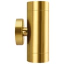 Modern Double Outdoor Wall Light Stainless Steel Brass IP65 with LED 5w Warm ZLC383