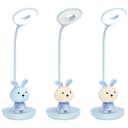 Blue Bunny LED Reading Light Touch Control Table Lamp USB Rechargeable BDL01BL