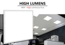 40w White Body LED Ceiling Panel Light 600 x 600 Flat 6500K
