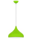 Green Lamp Shade Ceiling Pendant Light Metal Dome Gloss Finish 