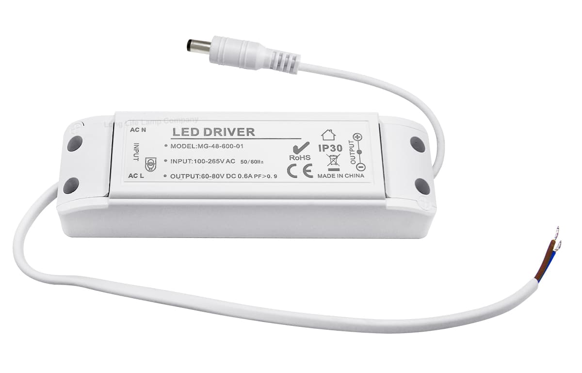 Male Connector LED Driver Replacement Power Supply Unit for LED Panel 48W