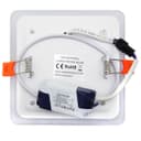 6w + 3w Square LED Ceiling Light Recessed Panel Dual Colour Cool White/Green