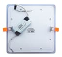 18w + 6w Square Recessed LED Ceiling Panel Light Dual Colour Cool White/Blue