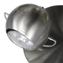 Brushed Chrome 3 Way Adjustable Eyeball Ceiling Spotlight GU10