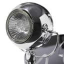 Chrome 3 Way Adjustable Eyeball Ceiling Spotlight GU10 