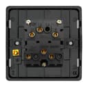 Metal Polished Black Nickel Fan Isolator Switch 10A Screwless Finish N311GME
