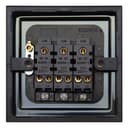 Brush Antique Brass Light Switch 3 Gang 10amp 2 Way BE306 KME