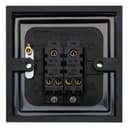 Brush Antique Brass Double Light Switch 2 gang 2 way 10amp BE304 KME