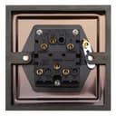 Brush Antique Brass Fan Isolator Switch 10amp Triple Pole BE311 KME 