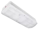 Glass Emergency LED Light Bulkhead with Green Man Fire Exit Sleeve Celling or Wall Mount EML01D