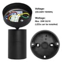 Adjustable Black Outdoor Wall Light  ZLC042B